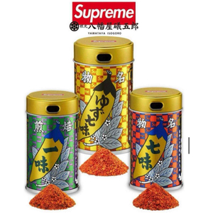 1円〜★入手困難★Supreme x 八幡屋礒五郎コラボ七味3本セット Yawataya Isogoro Spices（set of 3）シュプリームスパイス雑貨アクセサリー