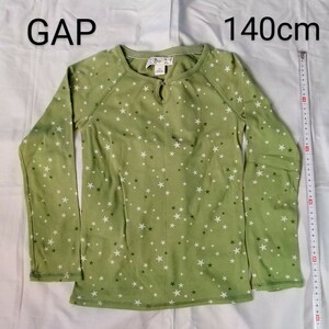 GAP ギャップ 140cm ガールズ 長袖 カットソー 長袖Tシャツ ロンT 星柄