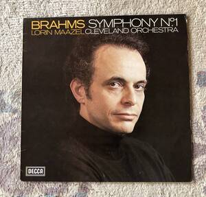 LP-May / 独 DECCA / Lorin Maazel・Cleveland Orchestra / BRAHMS_Symphonie Nr.１ c-moll, Op.68