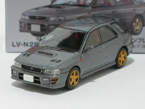 スバル インプレッサ ピュアスポーツワゴン WRX STi Version V（グレー）98年式 LV-N281b【トミーテック社1/64ミニカー】【トミカの時】