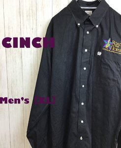 【US輸入古着】CINCH　企業ロゴワークシャツ　XLサイズ