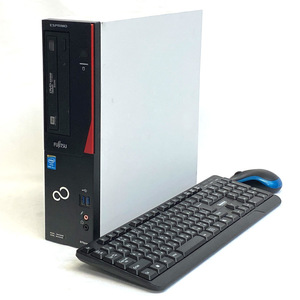 富士通D583＜パソコンセット＞Corei5-4570・DVD・8GB・爆速SSD128GB・Win10・Office2019・無線LAN・USBキーボードとマウス付き