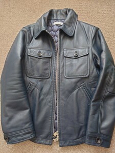 nonnative レザージャケット ネイビー ノンネイティブ