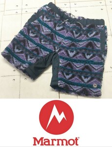 SALE！売り切り！MARMOT WOMENS NATIVE JACQUARD FLEECE HALF PANT マーモット ボア パンツ ネイティブ フリース ショーツ ショートパンツ