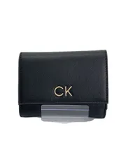 Calvin Klein RE-LOCK Trifold 3つ折り財布 ブラック メンズ K60K610969