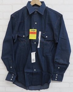 7T0901■新品 Wrangler デニムウエスタンシャツ ラングラー