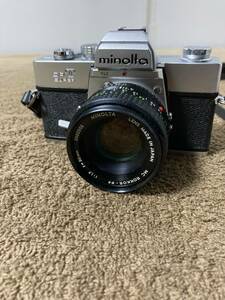 YA198 動作未確認 minolta SR T SUPER ミノルタ MC ROKKOR-PF 1:1.7 f=50mm フィルムカメラ 一眼レフ