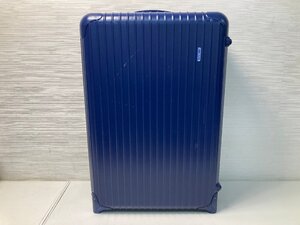 【★22-13】■中古■RIMOWA SALSA リモワ サルサ ブルー ダイアルロック スーツケース 854.70 82L（7591）