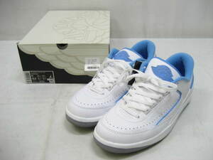 NIKE ナイキ AIR JORDAN 2 RETRO LOW エアジョーダン2 レトロ ロー DV9956-104 スニーカー 白×水色 ホワイト ライトブルー サイズ29.0cm