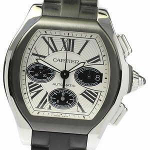 カルティエ CARTIER W6206020 ロードスターS クロノグラフ 自動巻き メンズ 保証書付き_804051