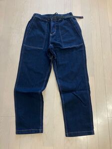 グラミチルーズテーパードリッジパンツSTRETCH DENIM LOOSE TAPERED RIDGE PANT デニムジーンズ GRAMICCI Mサイズ