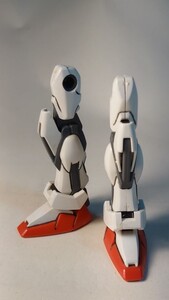 旧HG 1/144 エールストライクガンダム (SEED)　脚部※スミ入れアリ　ガンプラ 完成品 ジャンク