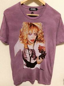 ★値下げ交渉あり★名作★ヒステリックグラマー COURTNEY LOVE ガールプリントTシャツ★L1076★美品★サイズM★ hysteric 早い者勝ち