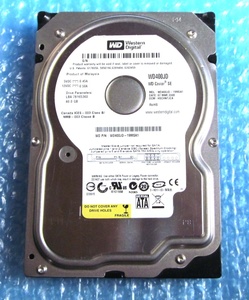 ... WesternDigital 3.5インチ SATA HDD WD400JD-19MSA1 40GB 動作確認済| SerialATA/WD