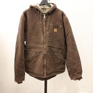 E131 2000年代製 カーハート Carhartt シエラジャケット DKB ダック■00s 表記XLサイズ ブラウン アメカジ ワーク ストリート 古着卸 90s