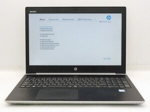 【1円スタート】hp ProBook 450 G5 2ZA82AV Core i5 7200U 2.5Ghz 8GB 15.6インチ OSなし BIOSのみ