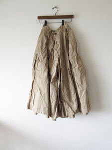 HARVESTY / ハーベスティ A21802-2 CHINO CARMEN CULOTTES 2 BEIGE * カルメンキュロット パンツ チノパンツ