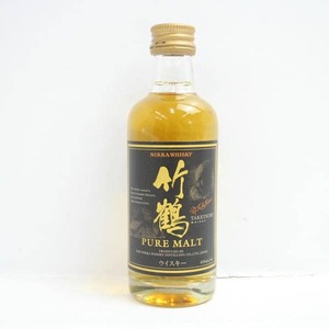 1円～NIKKA（ニッカ）竹鶴 ピュアモルト NV 黒ラベル ミニチュアボトル 43％ 50ml X24J310065