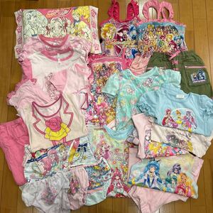 2 5 プリキュア 女の子用 枕 パジャマ Tシャツ スカート プリキュア水着 コットンショーツ 匿名発送