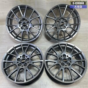 ガリ無し 86 BRZ プリウス 等 鍛造 計量 BBS RE-V 7.5-18+50 5H100 DB 18インチ ホイール 4本セット 002R