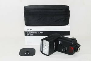 ★新品級★SIGMA フラッシュ ELECTRONIC FLASH EF-630-SA シグマ用 元箱付き♪