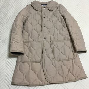 レディース　BEAMS BOY 中綿コート　タグ付き未使用　ベージュ　キルティング　小さめ