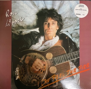 独盤　RON WOOD　I CAN FEEL THE FIRE　LIMITED　EDITION　カラーレコード　ポスターなし　THE ROLLING STONES