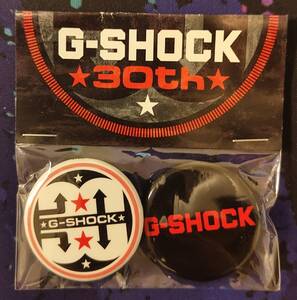 G-SHOCK 30th アニバーサリー　缶バッチセット 