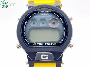 2406601115　＃ CASIO カシオ G-SHOCK Gショック FOXFIRE フォックスファイア DW-8900 クォーツ QZ デジタル 腕時計 ブラック イエロー