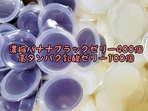 濃縮バナナブラックゼリー400個16g 高タンパク乳酸ゼリー100個 フジコン 昆虫ゼリー オオクワ カブトムシ ハリネズミ ハムスター 小動物