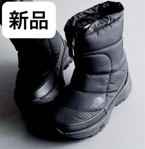 新品★THE NORTH FACE Nuptse Bootie WP ザノースフェイス ヌプシ ブーティ ウォータープルーフ 撥水 暖か スノーブーツ ブラック 26cm 