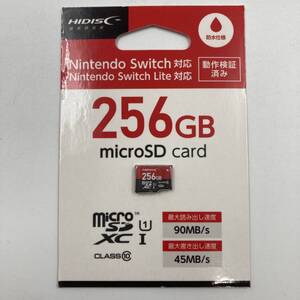 【新品・未開封品】microSD CARD/マイクロ SD カード　256GB　ニンテンドースイッチ対応　HIDISC