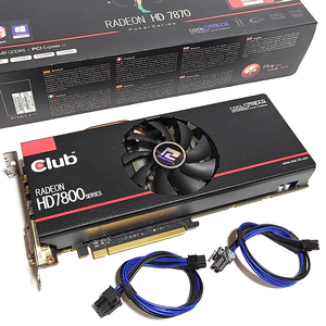 HD7870 2GB 電源ケーブル付 グリス塗替済 MacPro 2008 2009 2010 2012 用 Club 3D Radeon HD 7950 系列 EFIブート Mojave Catalina