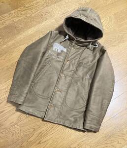 美品☆[COLIMBO] OBSERVER PARKA DEMOTEX-ED オブザーバーパーカー デッキジャケット 38 ステンシル コリンボ