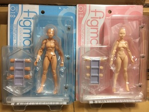 ◎ GOODSMILE COMPANY グッドスマイル figma archetype:he flesh color ver. +figma archetype:she flesh color ver.SET