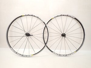 MAVIC マビック 前後ホイールセット AKSIUM クリンチャー シマノフリー 18ｘ622/700C/28 □ 70E52-2