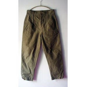 Nigel Cabourn ナイジェルケーボン BRITISH ARMY PANT 80390050030 ダークグリーン カーキ 32