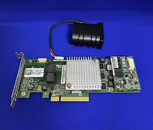 【中古セット】Adaptec ASR-8405 RAIDコントローラ LowProfile対応 フラッシュモジュール付き