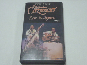 希少VHS Videoビデオ　★The Brothers Cazimero / Live In Japan　1994 ザ・ブラザーズ・カジメロ　★チケット半券付き Hawaii ハワイアン