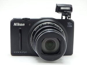 ★ハローカメラ★1円スタート★4287 Nikon COOLPIX S9700 プレシャスブラック B20007691 1605万画素【付属品 有り】 動作品 即決あり