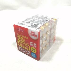 ファイン 災害救助用品 単3形 1.5V 富士通 アルカリ 乾電池 FUJITSU BATTERIES 20本 パック LR6FH20P a08999