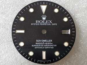 レア☆ROLEX ロレックス 純正シードウェラー文字盤【16600】スターダストダイヤル トリチウム SEA-DWELLER