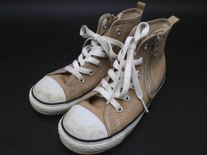 CONVERSE コンバース チャイルドオールスター カラーズ ハイカット スニーカー 20cm ベージュ ■■ ☆ ehc1 子供服