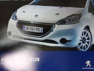 プジョー　208　モータースポーツ　カタログ　peugeot 308 ラリー　全日本ラリー　WRC 