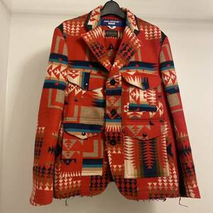 22AW COMME des GARCONS JUNYA WATANABE MAN PENDLETON ペンドルトン ネイティブ柄ウールジャケット コムデギャルソンジュンヤワタナベマン