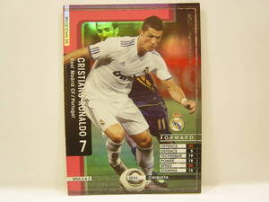 Panini WCCF 2010-2011 WSA クリスティアーノ・ロナウド　Cristiano Ronaldo　No.7 Real Madrid CF 10-11 WORLD-CLASS SA