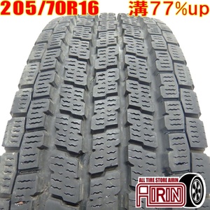 中古タイヤ 205/70R16 111/109L YOKOHAMA iceGUARD iG91 スタッドレスタイヤ 1本単品 エルフ 中古 16インチ