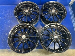 ◇WORK ワーク IMPORT LABEL WIL-01F インポートレーベル アルミホイール 16インチ 6.5J 4穴 PCD100 4本セット 黒