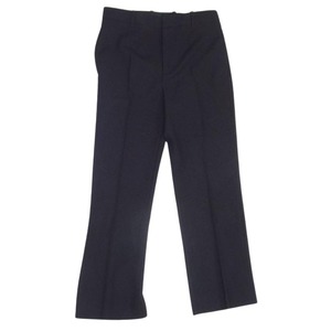 BALENCIAGA バレンシアガ 595066 TYI20 VIRGIN WOOL WIDE LEG PANT ヴァージンウール ワイドレッグ スラックスパンツ【中古】