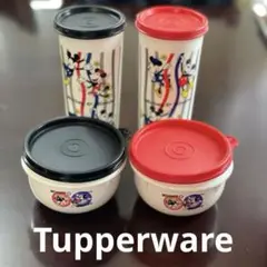 週末限定お値下げ❣️✨Tupperwareミッキー・ミニーマウス4点セット✨